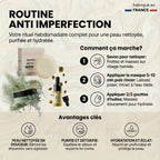 Routine Anti-Acné 100% Naturelle - Fabrication Française FrenchLab