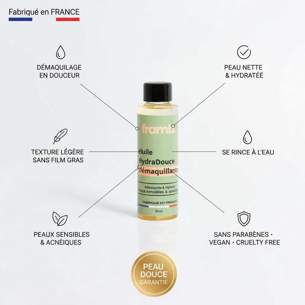 Affiche Huile HydraDouce Framb 1:1