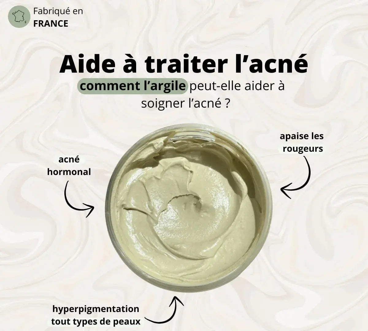 Masque Anti - Acné - naturel fabriqué en France par Ma boutique | Boutique Framb